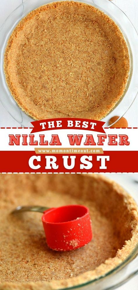 Look no further than the Best Nilla Wafer Pie Crust recipe! Not only is it easy to make, but it is also versatile. In just a few steps, you are well on your way to having a beautiful base for your… Nilla Wafer Pie Crust Recipe, Nilla Wafer Crust No Bake, Nilla Wafer Pie Crust, Types Of Pie Crust, Recipes Using Nilla Wafers, Homemade Nilla Wafers, Vanilla Wafer Crust Recipe, Pie Crust No Butter, Vanilla Wafer Pie Crust Recipe