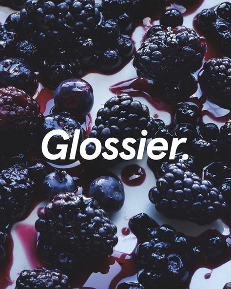 Berry Balm Dotcom, Glossier Campaign, Glossier Branding, Glossier Ad, Campaign Design, Grape Jelly, Brand Stickers, Balm Dotcom, Designer Art