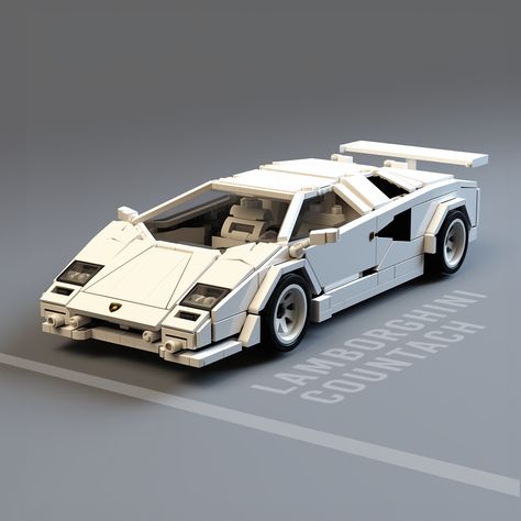 LEGO x Lamborghini Countach concept Lego Lamborghini Countach, Lego Jordan, Lego Lamborghini, Lego Tv, Lamborghini Concept, Series Ideas, Lego 4, Lego Speed Champions, Concept Vehicles