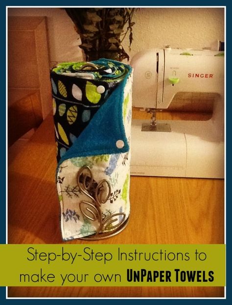 So cool! Make your own UnPaper Towels! Paper Towel Crafts, Cloth Paper Towels, Reusable Paper Towels, Unpaper Towels, Diy Origami, Paper Towels, Diy Cleaning Products, Diy Blog, Learn To Sew