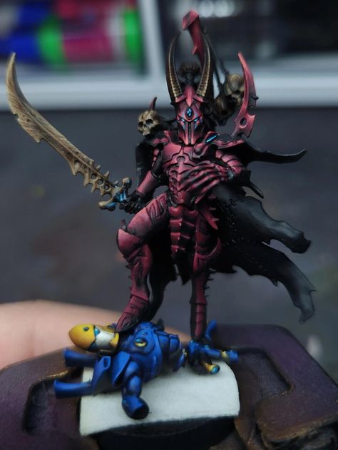 Warhammer 40k Miniatures Drukhari, Drukhari 40k, Aeldari 40k, Eldar 40k, Warhammer Eldar, Painting Mood, Chaos 40k, Warhammer Painting, 40k Models