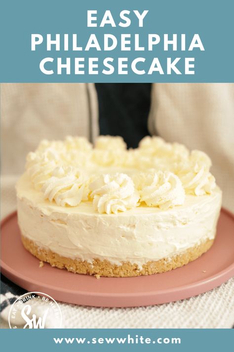 No Bake Cheesecake Uk Recipes, Vanilla No Bake Cheesecake, Easy Philadelphia Cheesecake, Kraft Cheesecake Recipes Philadelphia, Cheesecake Recipes Uk, Vanilla Cheesecake Recipes No Bake, Cheesecake Recipes Easy Philadelphia No Bake, Simple Cheesecake Recipe No Bake, Cheese Cakes Recipes Easy Philadelphia