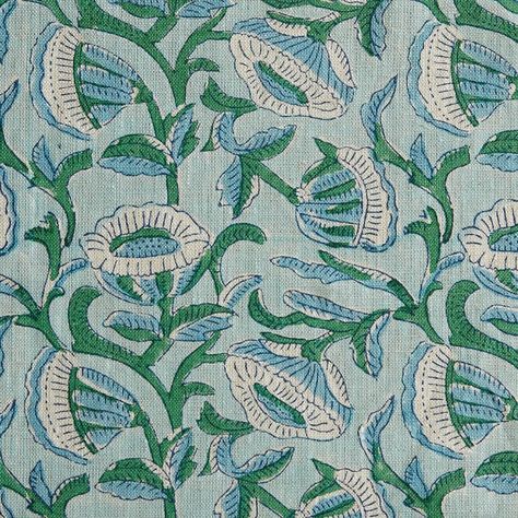 Walter G, Back Wallpaper, Divine Beauty, Hand Printed Fabric, The Ranch, The Divine, Marbella, Green Fabric, Surface Pattern