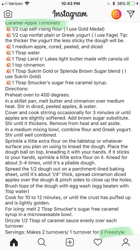 Apple turnover Apple Spice Cake Muffins Weight Watchers, Low Calorie Apple Bread, 2 Ingredient Dough Apple Turnover, Ww Baked Apples Weight Watcher Recipes, Invisible Apple Cake Hungry Happens, Scottish Oat Cakes, 2 Ingredient Dough, Fage Yogurt, Apple Turnover