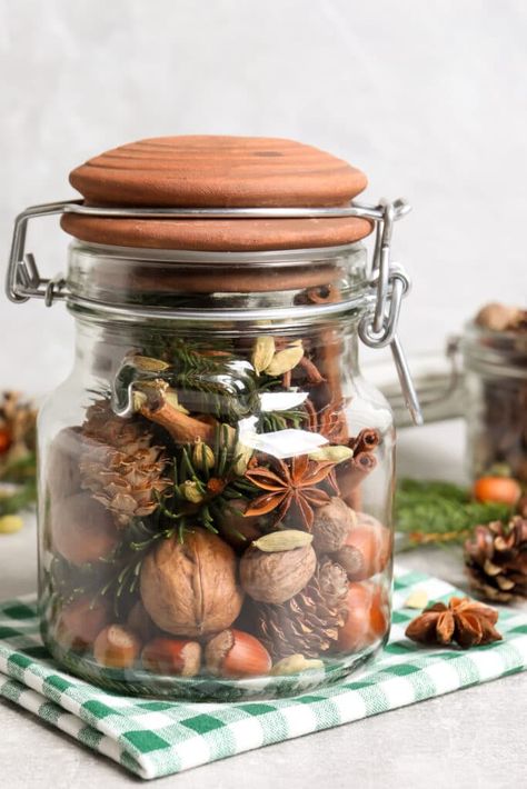 Potpourri Diy, How To Make Potpourri, Fall Potpourri, Potpourri Decoration, Homemade Potpourri, Dried Potpourri, Natural Holiday Decor, Simmer Pot Recipes, Potpourri Recipes