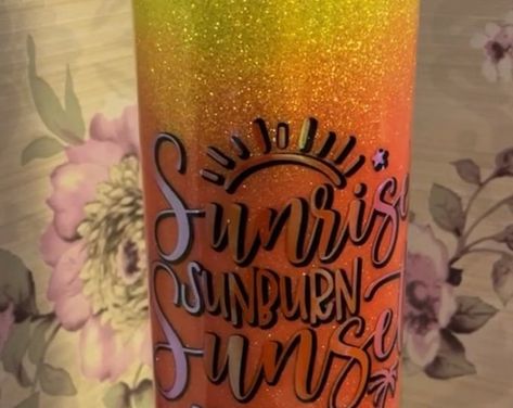 Sunset Inspired i Love You to the Beach and Back - Etsy Glitter Bachelorette, Vinyl Gifts, Ozark Trail, Custom Cup, Insulated Cups, Sunset Beach, Insulated Tumbler, Beach Sand, Insulated Tumblers