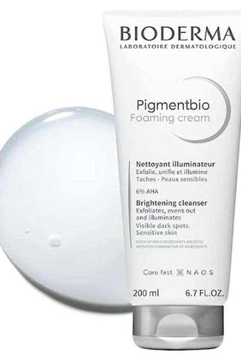 CLEANSER: Pigmentbio Foaming Cream is a brightening hydrating cleanser that promotes the disappearance of dark spots & keeps them from reappearing
FACE CARE: Exfoliator cleanser cream gently brightens skin right from the shower whilst removing impurities - leaves skin comfortable
SELF CARE: Facial cleanser is suitable for those with an uneven skin tone & skin prone to pigmentation - recommended by dermatologists Clean Blackheads, Skin Science, Clear Complexion, Cream Cleanser, Blackhead Remover, Dark Spots, Blackheads, Even Skin Tone, Glowing Skin