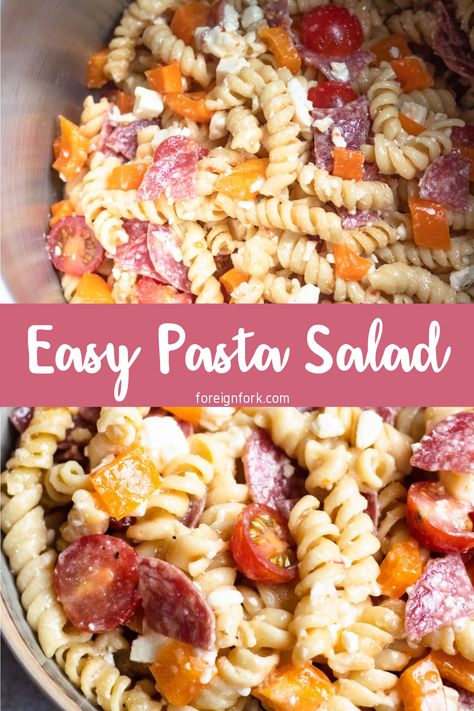 Instant Pot Pasta Salad Recipes, Instant Pot Pasta Salad, Luncheon Salads, Blue Cheese Pasta Salad, Warm Pasta Salad, Instant Pot Easy, Food Calorie Chart, Feta Pasta Salad, Calorie Chart