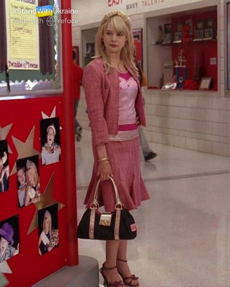 Sharpey Evans Costume, Sharpay Outfits, 2000s Outfits Ideas, Halloween 2000s, High School Musical Costumes, Indie Hipster Fashion, Clothes 2000s, Sharpay Evans, Lilly Pulitzer Outfits