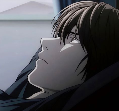 Light Profile Picture, Light Yagami, Anime Character, A Man, Profile Picture, Anime, Black