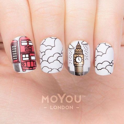 Image may contain: one or more people Stamping Nail Polish, Pedicure Designs, London Nails, Nail Stamping Plates, Cute Nail Art, Manicure Y Pedicure, Stamping Plates, Beautiful Nail Art, Nail Stamping