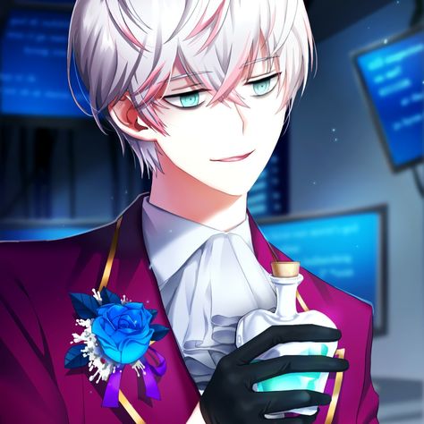 Saeran Choi - Ray / Mystic Messenger / Icon Saeran Choi, The Mystic, Mystic Messenger, Hair, Anime