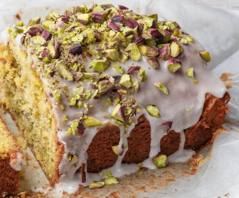 Lemon Pistachio Cake – 12 Tomatoes Pistachio Lemon Cake, Lemon Pistachio Cake, Lemon Pistachio, Fig Cake, Pistachio Cake, Bbc Good Food, 12 Tomatoes, Bbc Good Food Recipes, Coconut Cake