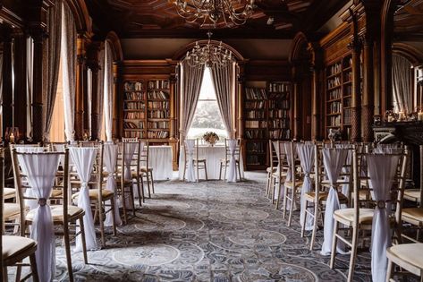 Dark Academia Wedding Theme Academia Wedding Aesthetic, Dark Academia Wedding Dress, Academia Wedding, Dark Academia Wedding, Georgian Fireplaces, Black Weddings, Aesthetic Tips, Dark Academia Style, Library Wedding