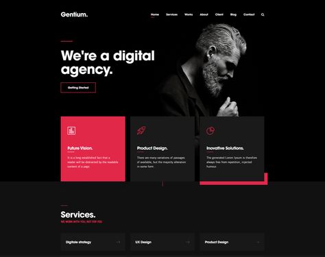 Website Barber Portfolio, Tabloid Layout, Black And White Website Design, Edgy Website, Freelance Branding, Design Agency Website, Web Design Black, Webdesign Portfolio, Drawing Pro