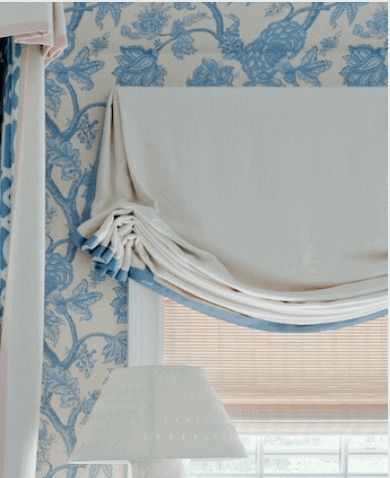 So Granny Chic: The Resurgence of Feminine Roman Shades Roman Shades Bedroom, Curtains Roman Shades, Baby Room Curtains, Balloon Shades, Diy Roman Shades, Relaxed Roman Shade, Fabric Roman Shades, Window Valances, Brown Furniture