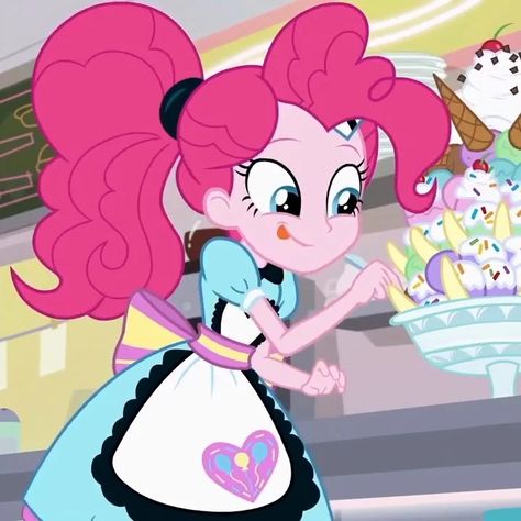 Pinkie Pie Pfp Aesthetic, Pinkie Pie Equestria Girl, Pinkie Pie Pfp Human, Human Pinkie Pie, Pinkie Pie Human, Pink Pie, Human Icon, Oliver And Company, Equestria Girl