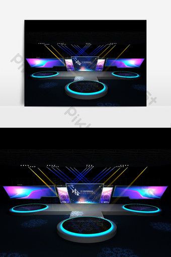 Stage Effects, Brochure Display, Design Stage, Stage Ideas, Concert Stage Design, Stage Designs, Beach Oil Painting, Stage Set Design, Event Stage