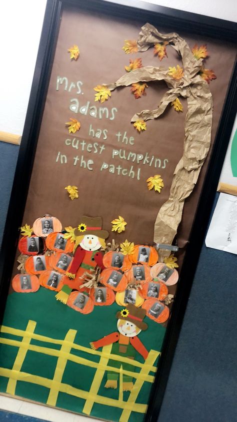 Cutest Pumpkins In The Patch Door, Pumpkin Patch Door Decoration, Cutest Pumpkins In The Patch Bulletin, Pumpkin Patch Classroom Door, Cutest Pumpkin In The Patch Craft, Pumpkin Classroom Door, Fall Classroom Door, Daycare Projects, Preschool Door