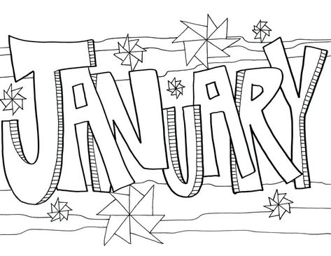 January coloring pages are a great way to explore the season with your kids. Winter is in full swing. The New Year holiday takes place. There are all sorts of activities to do in the snow like sledding, ice skating, building a snowman. Even though its cold, there’s still so much to do. So bundle … January Colors, January Classroom, School Coloring Pages, Kids Classroom, Months Of The Year, Hispanic Heritage, Heritage Month, Month Colors, Free Printable Coloring