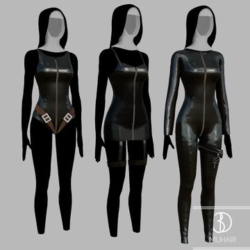 3D Muhari Halloween | 3D Muhari on Patreon Sims 4 Cc Assassin Clothes, Sims 4 Cc Ghostface, Sims 4 Spiderman Cc, Alt Sims, Ts4 Clothes, Halloween 3d, Battle Suit, The Sims 4 Download, Sims 4 Cas