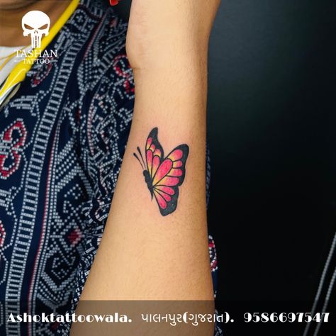 TashanTattoo
AshokTattooWala
S.5.6,Tirupati plaza
Opp. New bus stand
Near gd modi collage
Palanpur (gujrat)
9586697547
9687533310 Butter Flying Tattoo, Flying Butterfly Tattoo, Butter Flying, Fly Tattoo, Butterfly Tattoo Design, Flying Tattoo, Flying Butterfly, Small Butterfly Tattoo, Meaningful Tattoos For Women