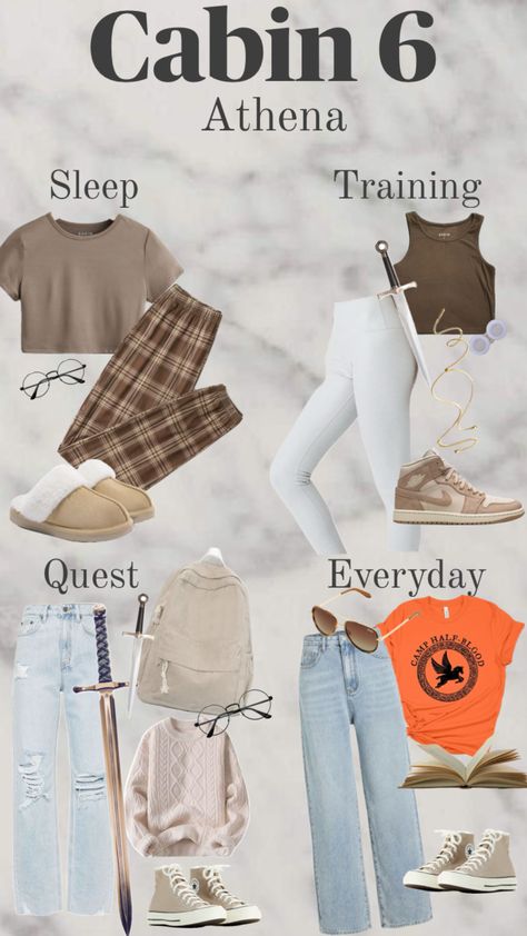 #cabin6 #athena #outfit #percyjackson Athena Outfit, Percy Jackson Costume, Cabin Outfit, Athena Cabin, Percy Jackson Cabins, Percy Jackson Outfits, Modern Fashion Outfits, Character Inspired Outfits, Halloween Costume Outfits