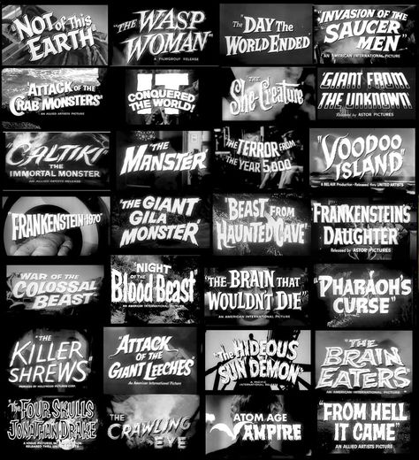 Horror Typography, Old Horror, Food Dolls, I Love Fashion, Dolls Art, Frankenstein's Monster, Retro Horror, Classic Horror Movies, Universal Monsters