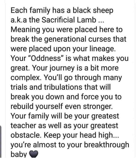 Black Sheep Quotes, Family Scapegoat, Black Sheep Of The Family, Find Motivation, Toxic Family, Perth Western Australia, Trials And Tribulations, Black Sheep, Mental And Emotional Health