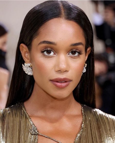 Diary Of A Sensitive Bad B — laura harrier attending the met gala 2021 Lauren Harrier, Laura Harrier, Brown Girls Makeup, Makeup Portfolio, The Met Gala, Model Inspo, Brown Girl, Girls Makeup, Ombre Hair