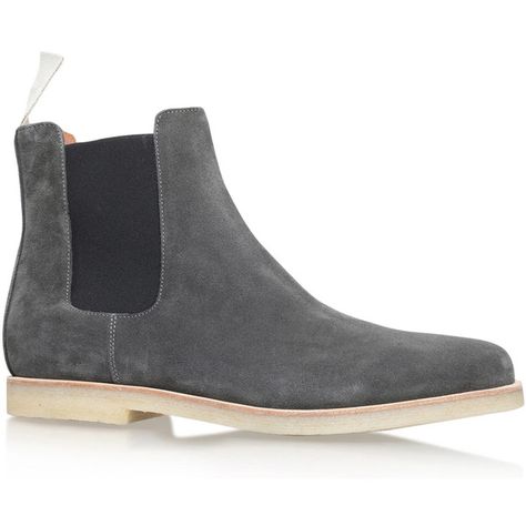 Common Projects Grey Suede Chelsea Boots ($455) ❤ liked on Polyvore featuring men's fashion, men's shoes, men's boots, mens gray chelsea boots, mens grey shoes, mens grey suede boots, mens gray dress shoes and mens suede shoes Gray Chelsea Boots, Mens Grey Dress Shoes, Gray Dress Shoes, Mens Grey Shoes, Bullet Bike, Suede Shoes Men, Grey Suede Boots, Chelsea Boots Mens, Gentleman Shoes