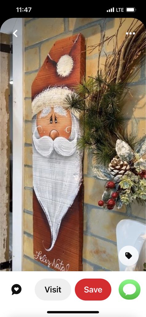 Wood Presents Diy, Diy Wood Christmas Decor, Christmas Painting On Wood, Christmas Wood Crafts Diy, Painted Christmas Signs, Christmas 2x4 Wood Crafts, Christmas Paintings On Wood, Christmas Painting Ideas Easy, Christmas Porch Signs