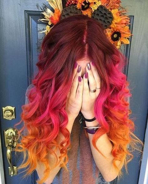 Cheveux Oranges, Trendy We Fryzurach, Hair Color Unique, Hair Color Crazy, Balayage Blonde, Spring Hair Color, Hair Color For Women, Trendy Hair Color, Ombre Hair Color