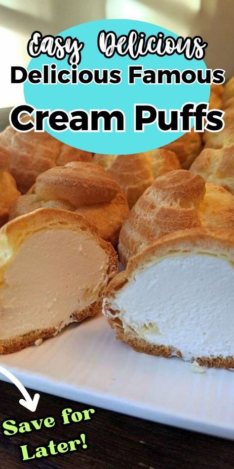 Desserts are what make the world go round and Delicious Famous Cream Puffs are on the top of our list. Quick And Easy Sweet Treats, Frozen Snack, Homemade Pastries, Delicious Cream, Zoom Meeting, Quick Snack, Vanilla Pudding Mix, Cream Puffs, Hot Day