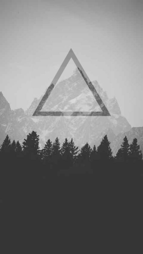 wallpaper, hipster triangle Paper Phone, Wall Paper Phone, Wallpaper Tumblr, Trees, Tumblr, Iphone, Wall