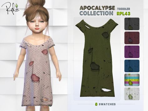 The Sims4 - Apocalypse Toddler Collection RPL43 -  #robertaplobo #rplts4 #thesims4 #ts4 #ts4cc #thesims4cc Sims 4 Cc Zombie Apocalypse Patreon, Sims 4 Cc Zombie Clothes, Ts4 Zombie Apocalypse Cc, Sims4 Apocalypse Cc, Sims Cc Apocalypse, Ts4 Zombie Cc, Hyper Realistic Sims 4 Cc, Zombie Sims 4, Ts4 Apocalypse Cc