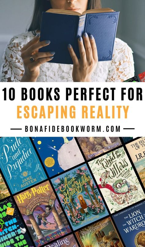 Comforting Books, Books To Escape Reality, Light Books To Read, Trending Books To Read, Best Fictional Books, Best Fantasy Books To Read, Escapism Books, Best Fictional Books To Read, Books Like Harry Potter