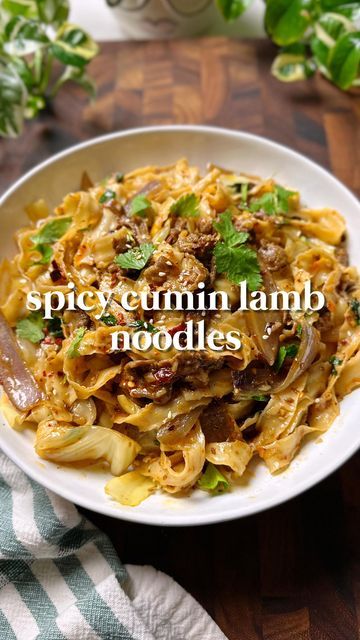 Knife Cut Noodles Recipe, Soy And Scallion Noodles, Lamb Noodles, Spicy Cumin Lamb Noodles, Knife Cut Noodles, Ginger Scallion Noodles, Cumin Lamb Noodles, Biang Biang Noodles, Scallion Noodles