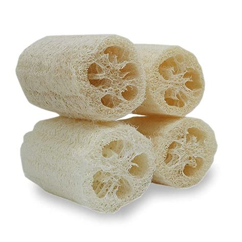 Amazon.com: 4" Natural Loofah Exfoliating Body Sponge Scrubber for Skin Care in Bath Spa Shower Pack of 4 : Beauty & Personal Care Loofah Soap Diy, Exfoliating Sponge, Turmeric And Honey, Bath Sponges, Body Sponge, Natural Loofah, Loofah Soap, Loofah Sponge, Spa Shower