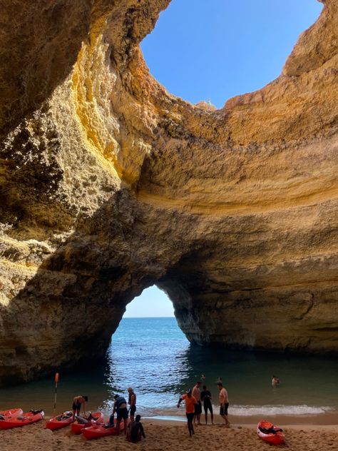 Benagil cave|portugal|european summer|algarve|pretty cave|portugese beaches|beach aesthetic Benagil Cave Portugal, Portuguese Summer Aesthetic, Portuguese Summer, Albufeira Portugal, Europe 2024, Euro Summer, Albufeira, Southern Europe, Vatican City