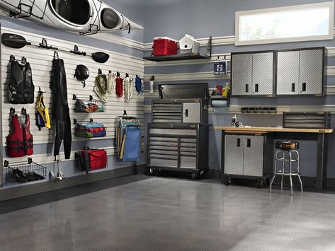 Rinnovo Garage, Rifacimento Garage, Officine In Garage, Remodel Garage, Gladiator Garage, Garage Laundry Rooms, Garage Organization Systems, Garage Systems, Garage Floor Paint