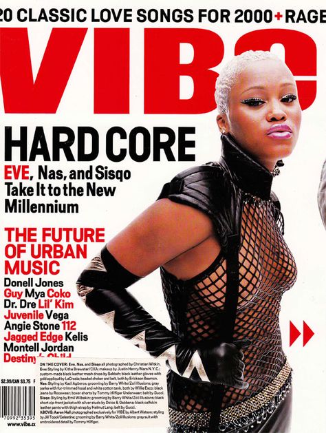 Eve Rapper, 2000s Hip Hop Fashion, Ebony Magazine Cover, Vibe Magazine, Magazine Wall, Ebony Magazine, Black Magazine, Urban Music, Lauryn Hill