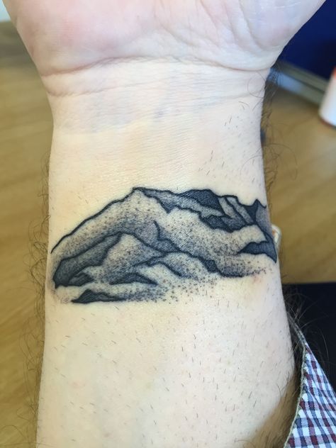 #tattoo #mountains #wrist #lakedistrict #coniston #barcelonaelectric Lake District Tattoo Ideas, Tattoo Mountains, Tattoo Inspo, Lake District, Watercolor Tattoo, Tattoo Ideas, Lake, Tattoos