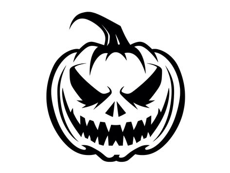 Pumpkin Face Carving, Jack O Lantern Svg, Halloween Pumpkin Templates, Lantern Drawing, White Sketches, Lantern Svg, Halloween Logo, Scary Halloween Pumpkins, Printable Clip Art