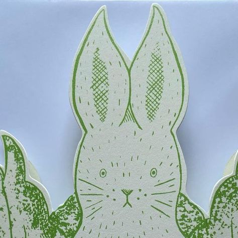 Elizabeth Harbour MA (RCA) on Instagram: "#easterbunny #greetingcards #rabbit #rabbitinlettuce #eastercard" Elizabeth Harbour, Envelope Art, Pick And Mix, March 7, Easter Cards, Easter Bunny, Envelope, Greeting Cards, On Instagram