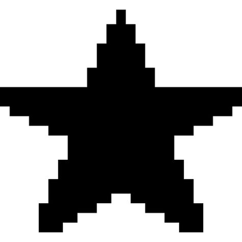 Pixel Star Icon, Black Pixel Art, Star Pixel Art, Pixel Stars, Pixel Art Black, Pixel Star, Graphic Fonts, Png Star, Pixel Icons