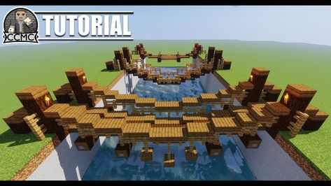 Cool Minecraft Bridge, Bridge Minecraft Ideas, Minecraft Bridge, Minecraft Decoration, Rope Bridge, Minecraft Structures, Minecraft Farm, Minecraft Castle, Minecraft Medieval