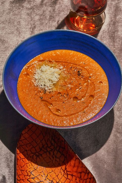 Red Wine Tomato Soup - WSJ Winter Soup Recipes, Winter Soup Recipe, Winter Soup, Pork Soup, Homemade Chicken Stock, Sweet Heat, Brunch Cocktails, Winter Soups, Indian Dishes