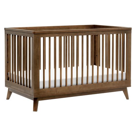 The Scoot 3-in-1 Convertible Crib is the perfect centerpiece to your mid-century modern nursery. Its retro-inspired features add a charming vibe for babe's new space. Modern and functional, an included toddler bed conversion kit allows you to seamlessly convert from crib to toddler bed to daybed as your babe grows. Bre Babyletto Scoot, Minimalist Baby Registry, Crib Conversion Kit, Mid Century Modern Nursery, Crib To Toddler Bed, Modern Crib, Best Crib, Crib Toddler Bed, Stylish Nursery