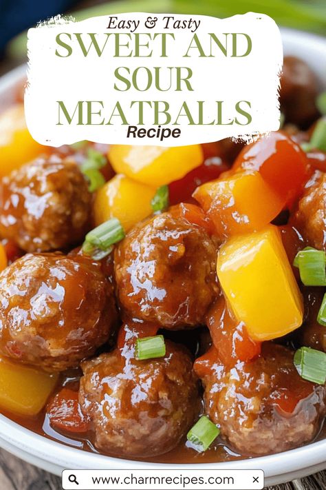 Sweet and Sour Pineapple Meatballs are a delightful combination of savory meatballs coated in a tangy and sweet pineapple sauce. This dish is perfect for parties, family dinners, or any occasion where you want to serve something flavorful and satisfying. The juicy pineapple chunks and the flavorful sauce make these meatballs irresistible. Sweet Sour Meatballs Grape Jelly, Pineapple Sauce For Meatballs, Thai Coconut Meatballs, Pineapple And Meatballs, Sweet Sour Meatballs Pineapple, Pineapple Barbecue Meatballs, Ham Balls With Pineapple Sauce, Sweet And Sour Meatballs With Pineapple, Sweet And Sour Sauce For Meatballs